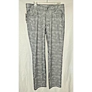 Peter Millar Gale Gray Camo Golf Pants MF23EB68FB‎ Men's 32x32 Performance NWT
